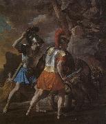 Nicolas Poussin The Companions of Rinaldo Norge oil painting reproduction